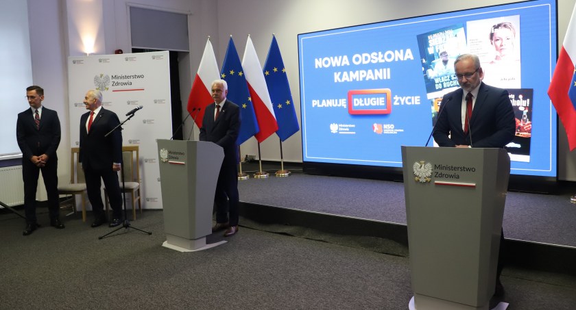 od lewej: Paweł Koczkodaj, Stanisław Góźdź, Waldemar Kraska, Adam Niedzielski.Fot. @MZ_GOV_PL