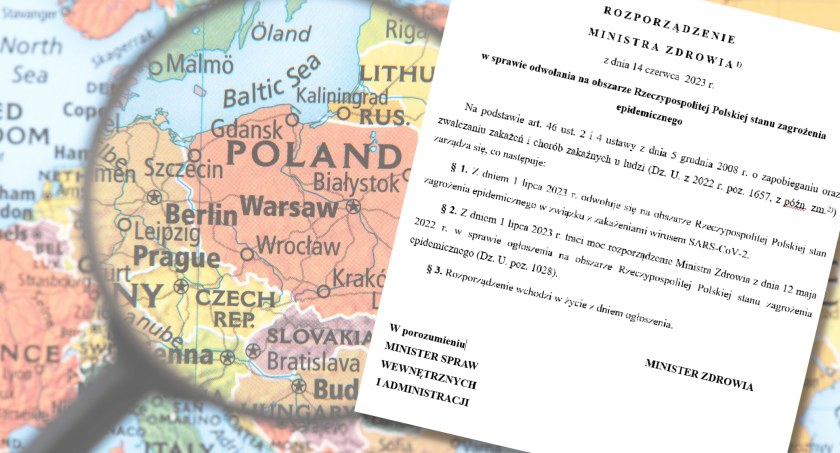 zakończenie stanu zagrożenia epidemicznego