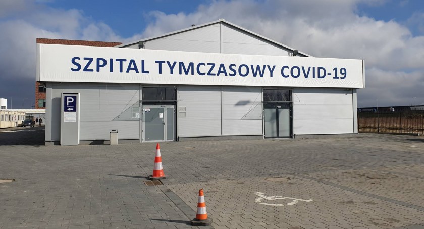 Szpital tymczasowy we Wrocławiu. Fot. USK Wrocław