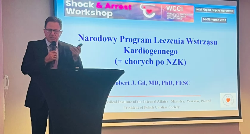 Prof. Robert Gil, prezes Zarządu Głównego Polskiego Towarzystwa Kardiologicznego