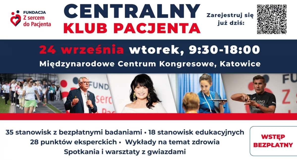 W Polsce, Druga edycja Centralnego Klubu Pacjenta Fundacji sercem Pacjenta” września Katowicach - zdjęcie, fotografia
