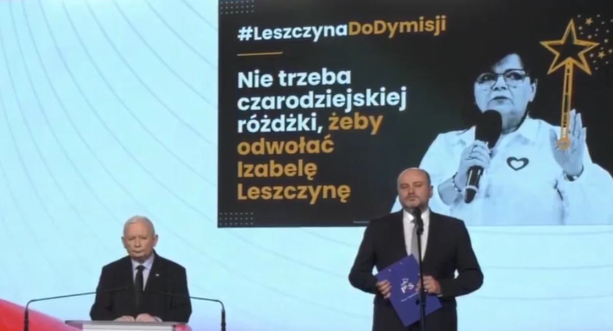W rządzie, w parlamencie , trzeba czarodziejskiej różdżki żeby odwołać Izabelę Leszczynę - zdjęcie, fotografia