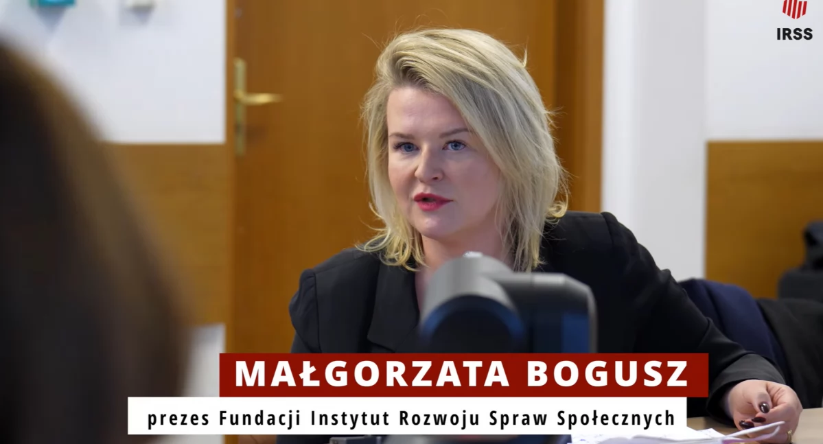 Małgorzata Bogusz, prezes Fundacji Instytut Rozwoju Spraw Społecznych