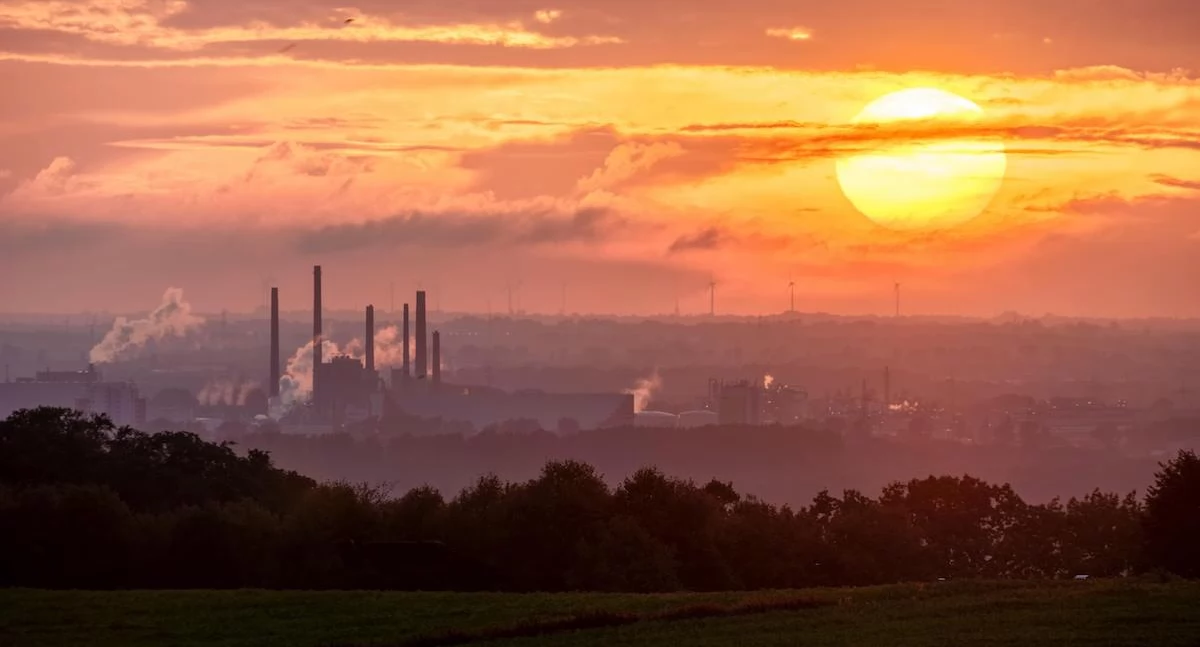 Zdrowe życie, Afryki dotrze tylko ciepło gorącym powietrzem pojawi żółty - zdjęcie, fotografia
