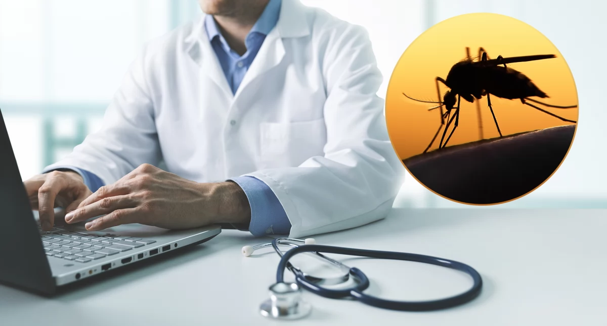 Wywiady, Malaria gabinecie lekarza rodzinnego - zdjęcie, fotografia