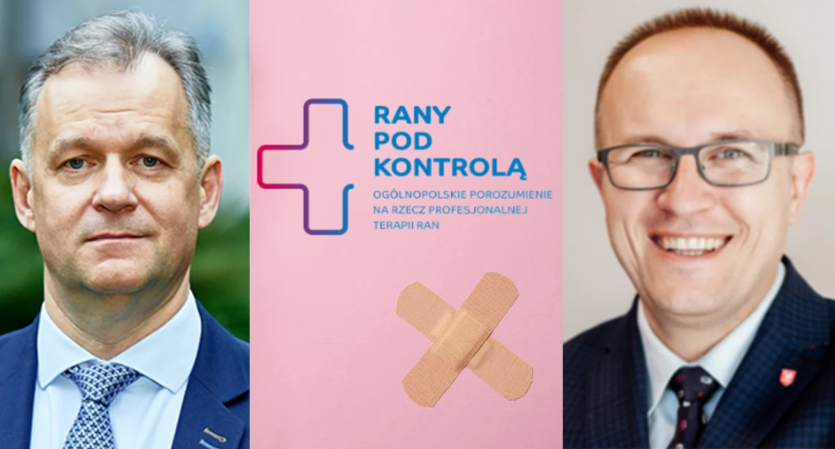 dr n. med. Marek Tomków, prezes Naczelnej Rady Aptekarskiej i dr hab. n. med. Piotr Merks, przewodniczący Związku Zawodowego Pracowników Farmacji.