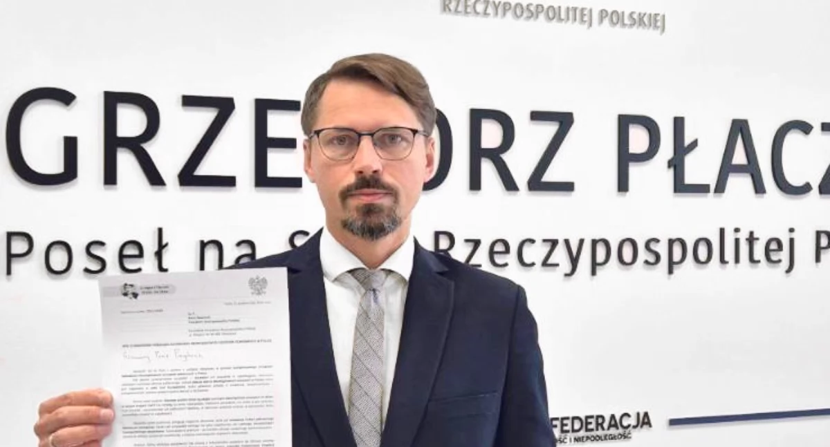Poseł Grzegorz Płaczek. Foto. X