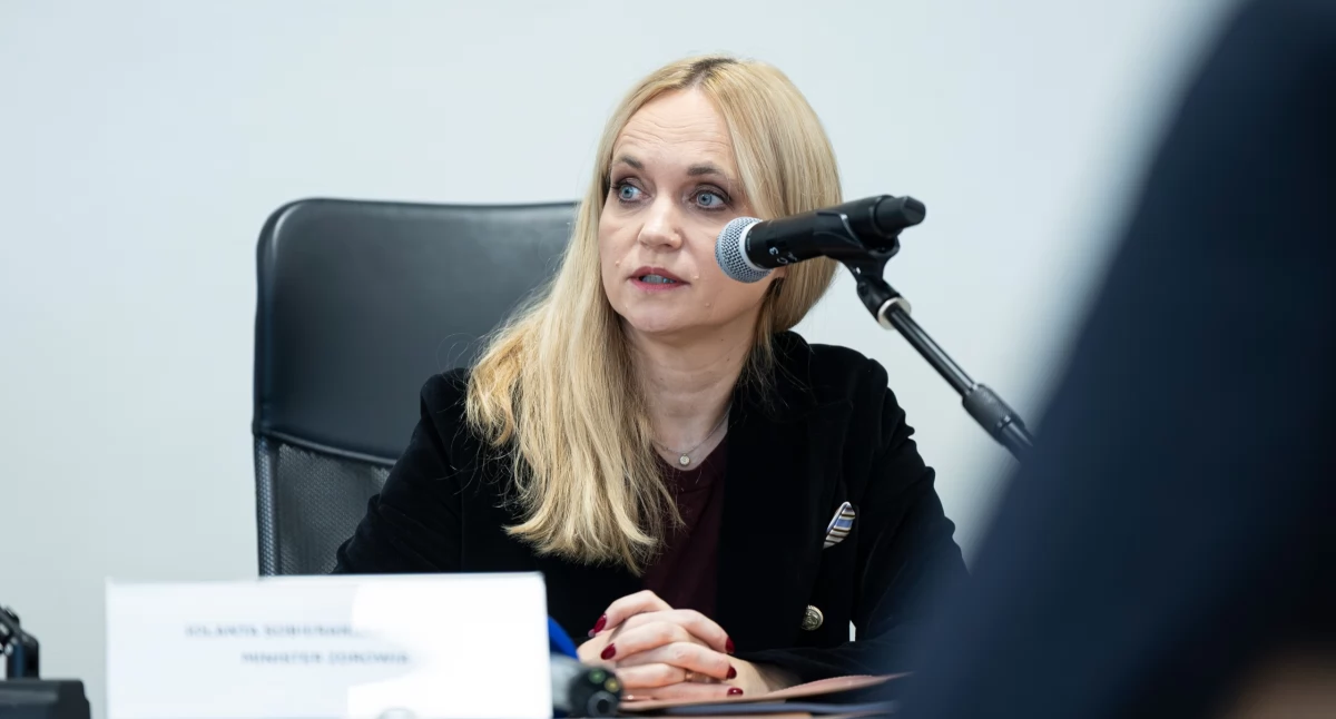 Ministra zdrowia Jolanta Sobierańska-Grenda. Foto. MZ X 