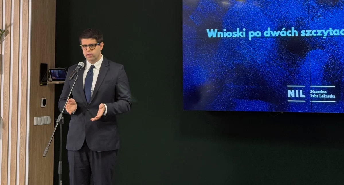 Łukasz Jankowski, prezes Naczelnej Izby Lekarskiej, fot. Ewa Bałdyga