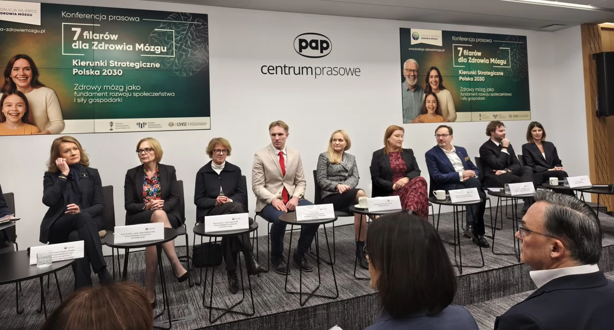 Konferencja w PAP - Zdrowie Mózgu; fot. Małgorzata Kośla
