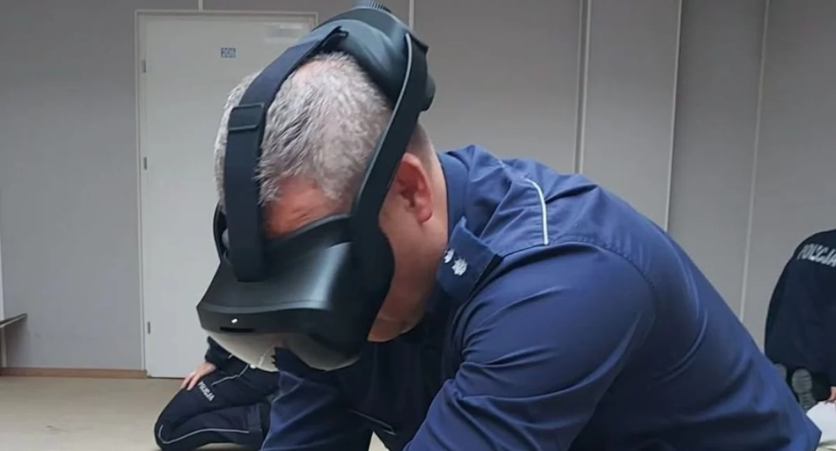 Szkolenie policjantów z Lublina. Foto. Policja