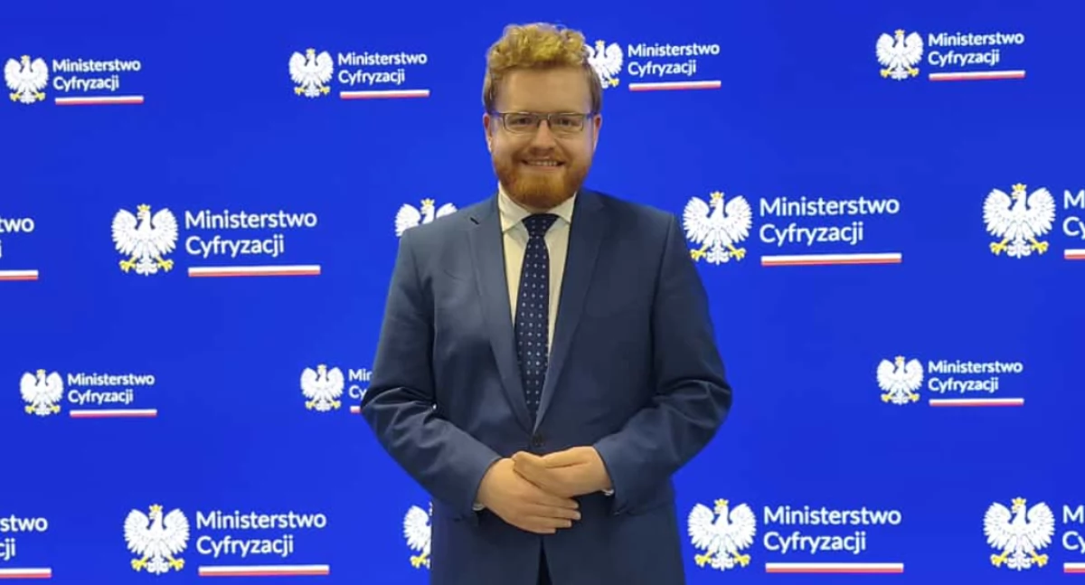 na zdjęciu Dariusz Standerski, Wiceminister cyfryzacji; fot. Małgorzata Kośla