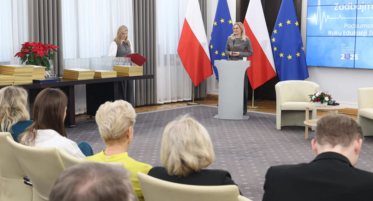 Podsumowanie Roku Edukacji Zdrowotnej i Profilaktyki. Fot. gov.pl