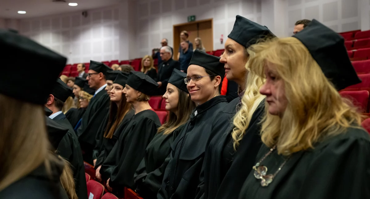 Zakończenie postępowań doktorskich i habilitacyjnych na Warszawskim Uniwersytecie Medycznym. Foto. WUM