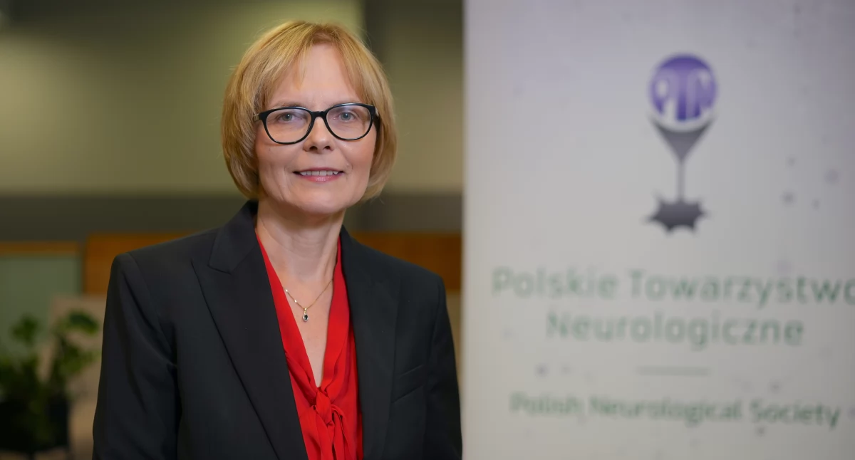Prof. dr hab. n. med. Alina Kułakowska, prezes Polskiego Towarzystwa Neurologicznego. Foto. materiały prasowe