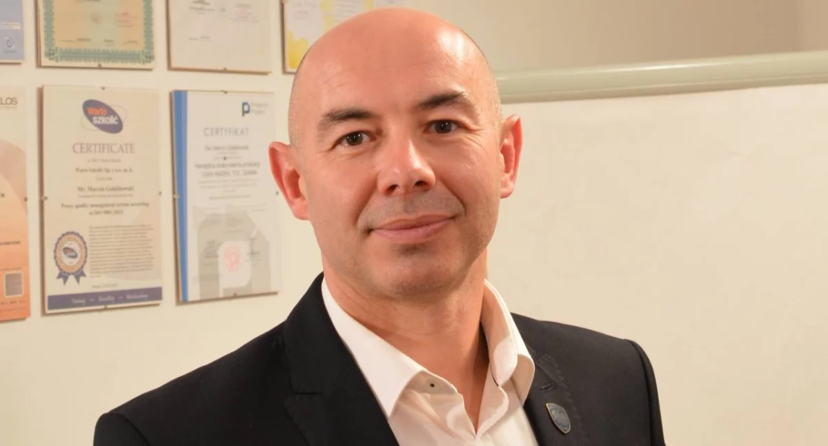 Na zdj. Marcin Gołębiowski