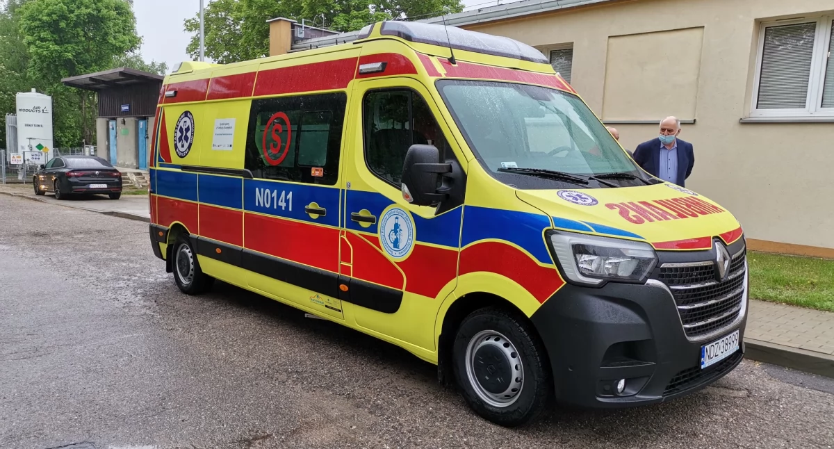 Ambulans. Foto. SPZOZ Działdowo