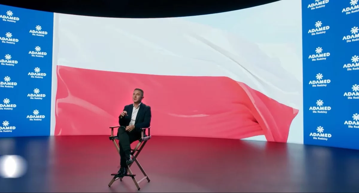 Dariusz Deja, Dyrektor Sprzedaży i Dystrybucji Międzynarodowej Adamed Pharma. Foto. screen YT
