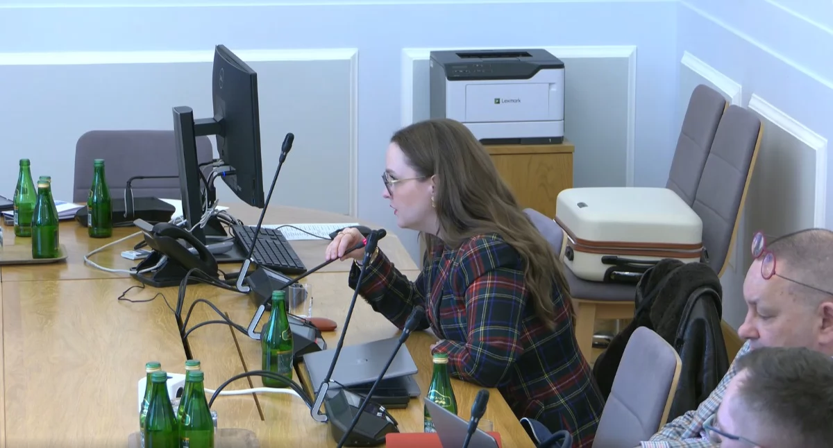 Na zdjęciu (w centrum): Magdalena Kramska z MZ; prof. Woroń (z prawej). Foto: Małgorzata Hnat/PolitykaZdrowotna.com