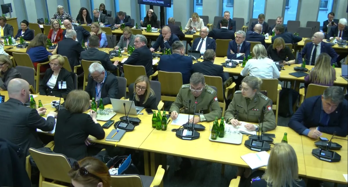 Posiedzenie połączonych komisji sejmowych. Foto. screen Sejm