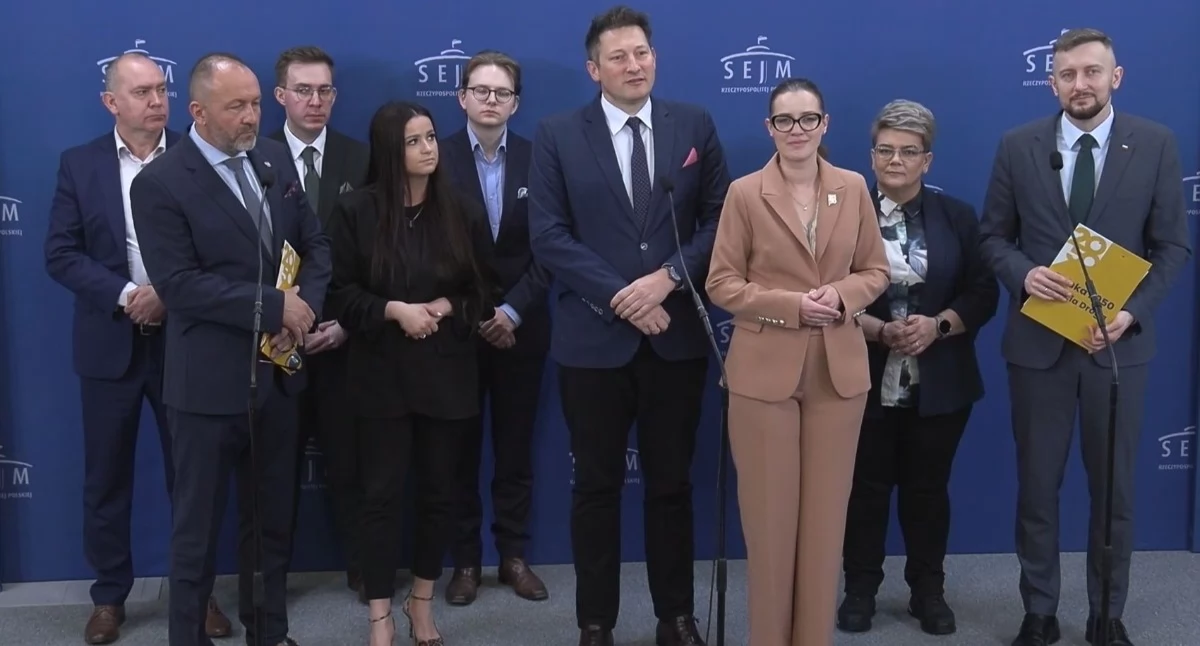 Konferencja Polski 2050 Rzeczpospolitej Polskiej. Foto. Screen Sejm