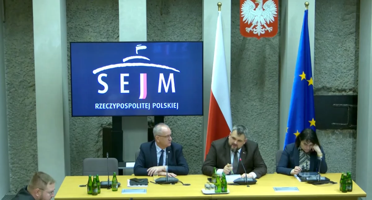 Parlamentarny Zespół ds. Suwerenności Lekowej Polski. Fot. screan