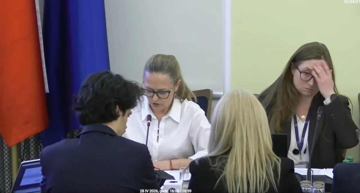 Na zdjęciu: wiceminister zdrowia Katarzyna Kęcka. Obrady sejmowej Komisji Zdrowia. Foto: screen Małgorzata Hnat/PolitykaZdrowotna.com
