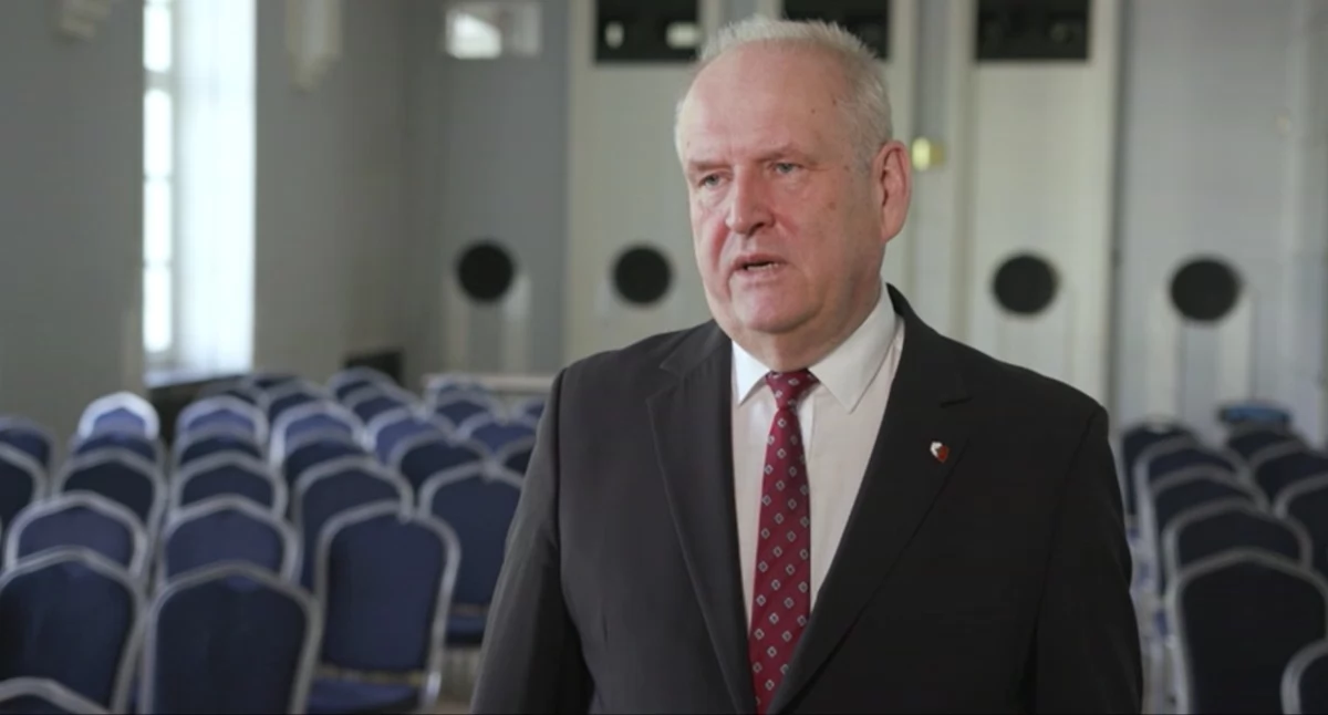 Na zdjęciu: Waldemar Malinowski. Foto: screen z nagrania Newsseria