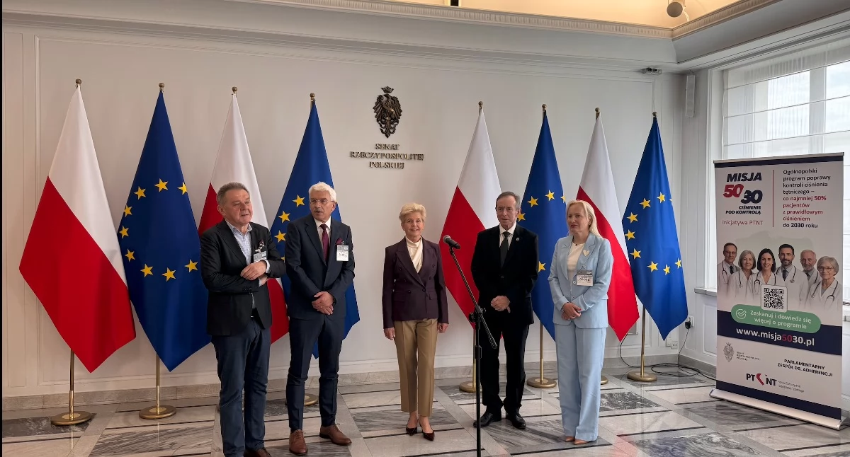 Briefing prasowy poświęcony programowi „Misja 50/30. Ciśnienie pod kontrolą”. Fot.: Danuta Deckert