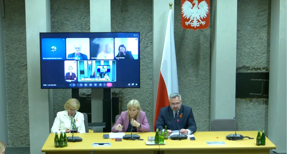 Parlamentarny Zespół ds. Stwardnienia Rozsianego. Fot. Screan
