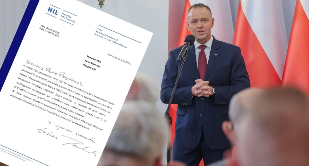 Prezes NIL prosi Karola Nawrockiego o spotkanie. Foto. KPRP/NIL
