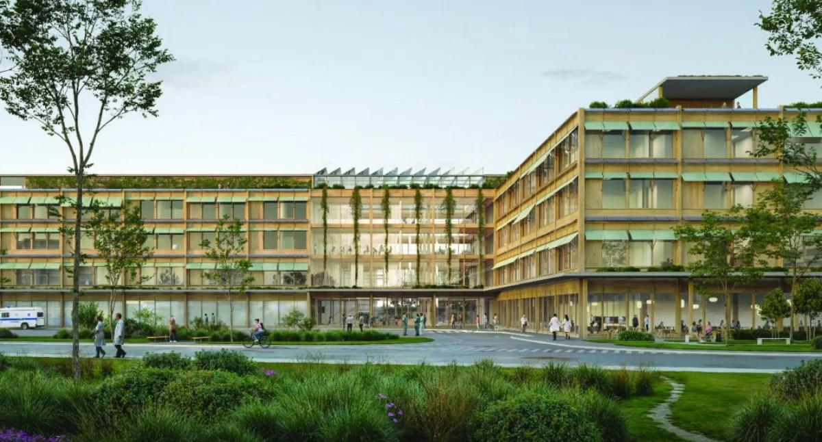 Wizualizacja nowego centrum. Foto. Szpital w Zielonej Górze