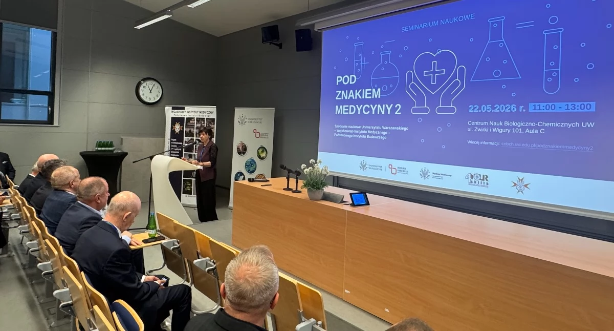 Seminarium „Pod znakiem medycyny 2” w Centrum Nauk Biologiczno-Chemicznych UW. Fot. Danuta Deckert