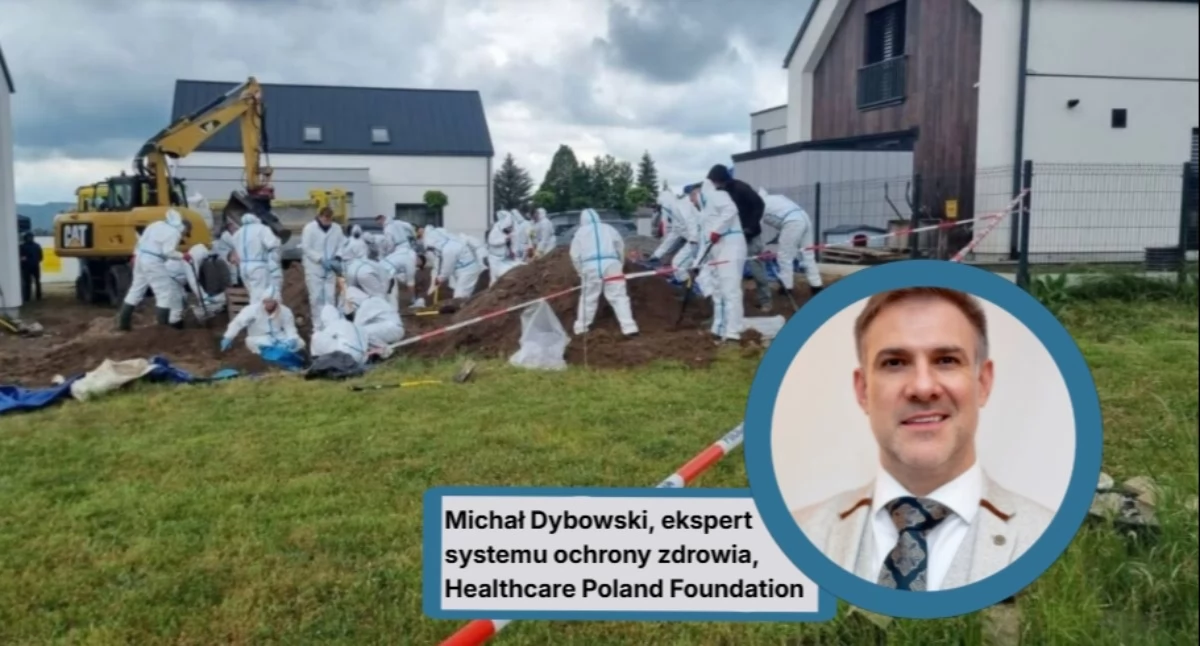 Michał Dybowski i miejsce pracy policyjnych techników w Lutoryżu