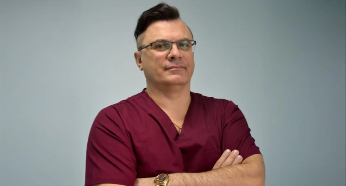 Dr n. med. Michał Kamiński, okulista, prezes prywatnej grupy przychodni Okoklinik. Fot. archiwum prywatne