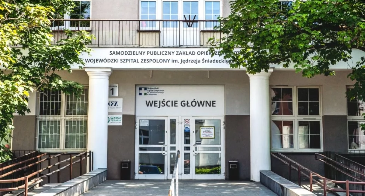 Szpital Wojewódzki im. J. Śniadeckiego w Białymstoku. Foto. Facebook