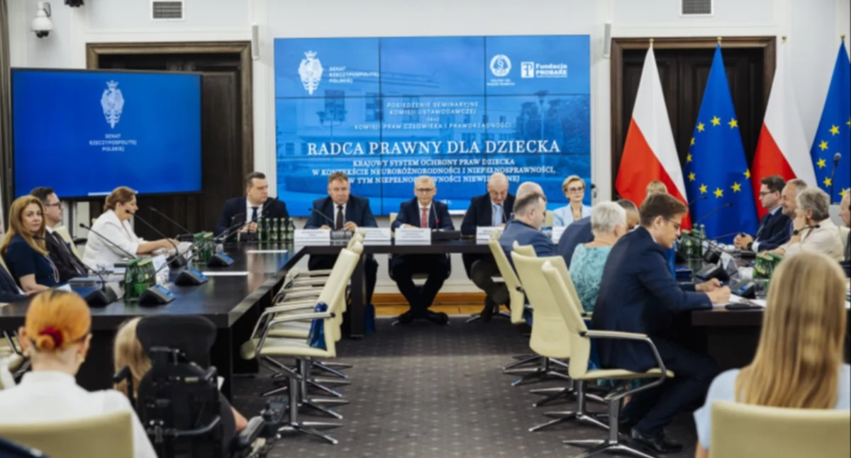 Posiedzenie seminaryjne Komisji Ustawodawczej oraz Komisji Praw Człowieka i Praworządności. Foto: Łukasz Kamiński, Kancelaria Senatu