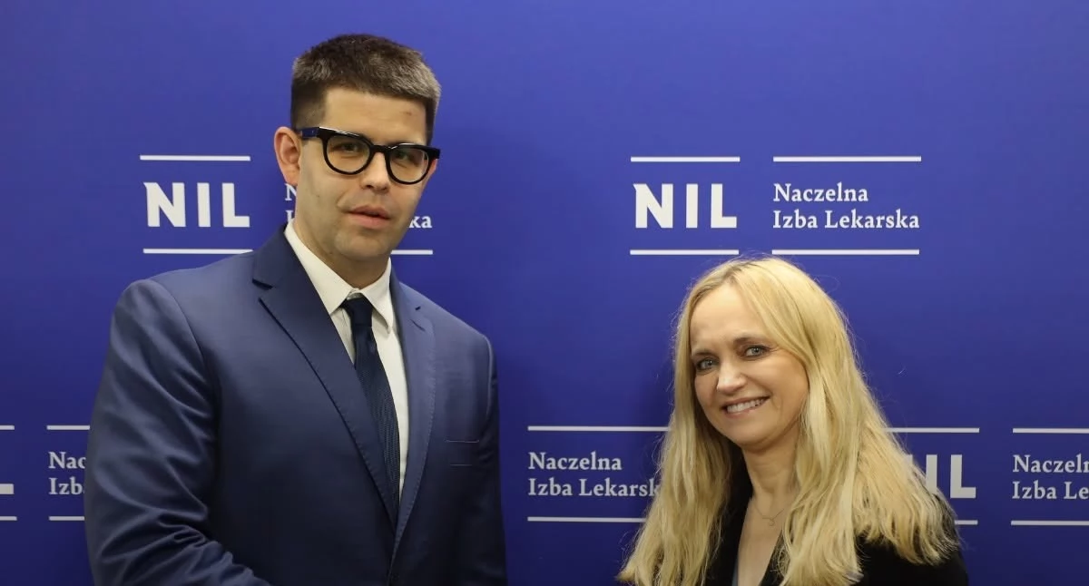 Łukasz Jankowski i Jolanta Sobierańska-Grenda. Foto. NRL