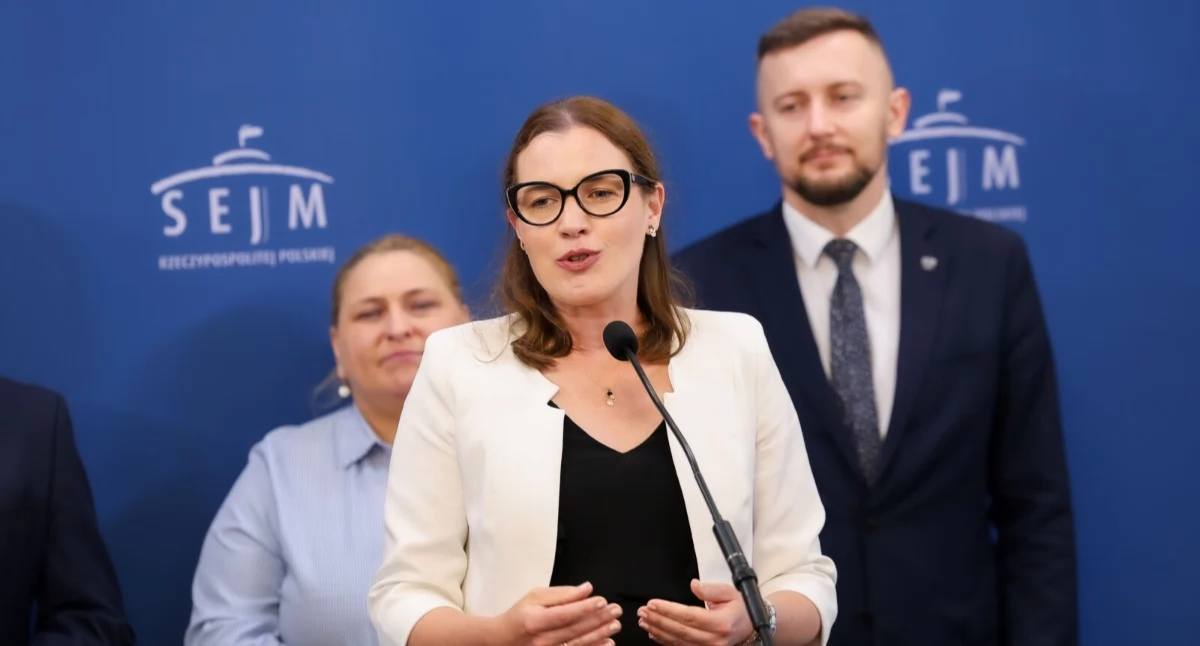 Wiceprzewodnicząca Sejmowej Komisji Zdrowia, Wioleta Tomczak. Foto. Polska 2050