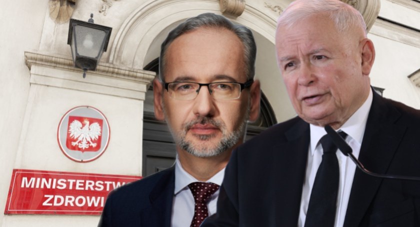 zdjęcie: Adam Niedzielski i Jarosław Kaczyński