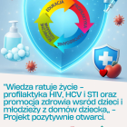 Plakat kampanii o profilaktyce HIV
