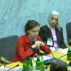  Przemawiająca Marta Pawłowska, Partnerstwo Stop Otyłości 
