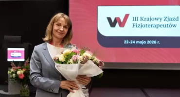 Prof. Agnieszka Stępień ponownie została prezeską Krajowej Izby Fizjoterapeutów
